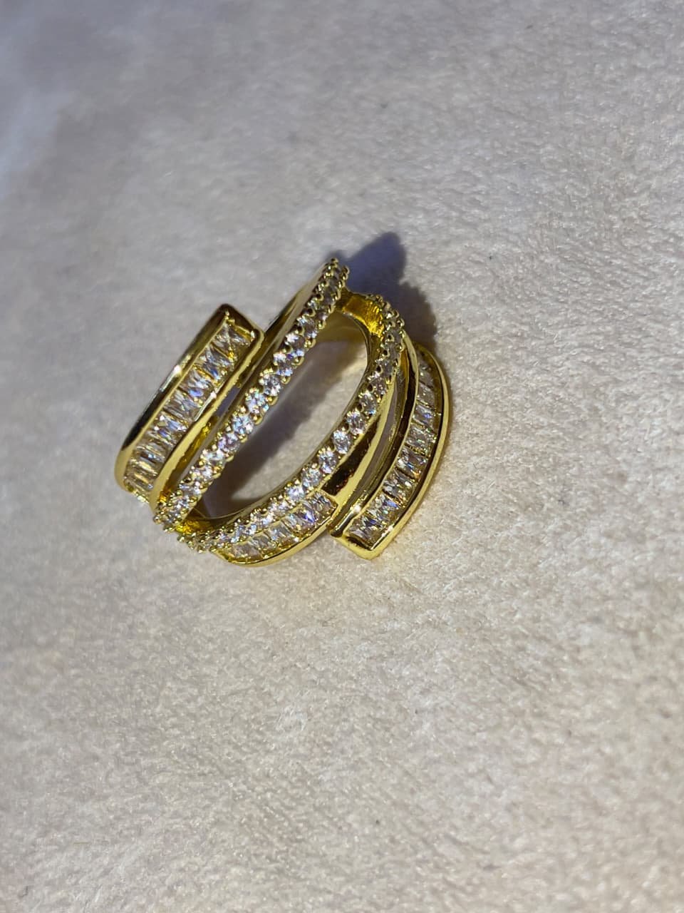 18kt Gold Plated Adjustable Occasionally Wearing Rings collection