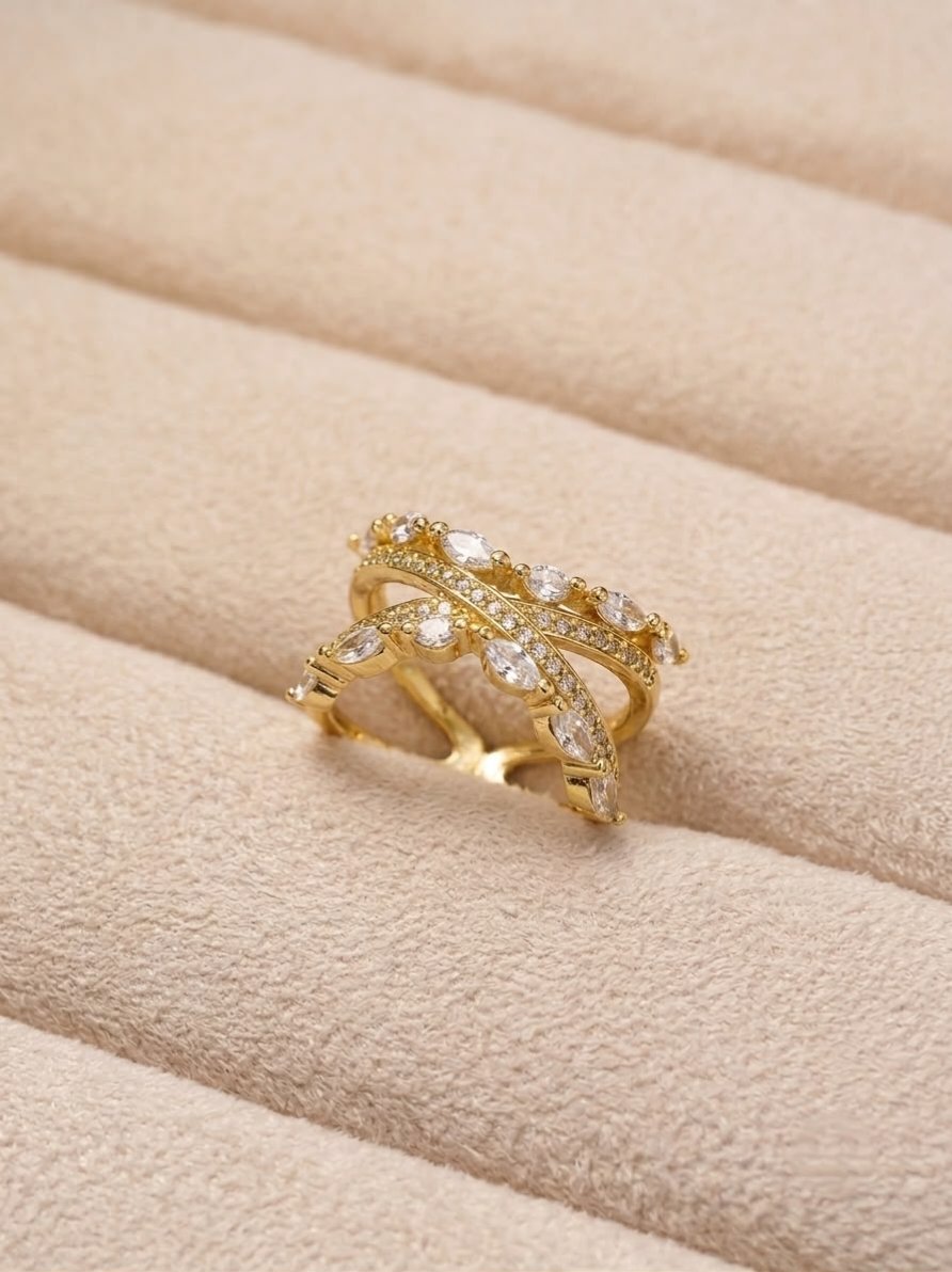 18kt Gold Plated Adjustable Occasionally Wearing Rings collection - Image 2