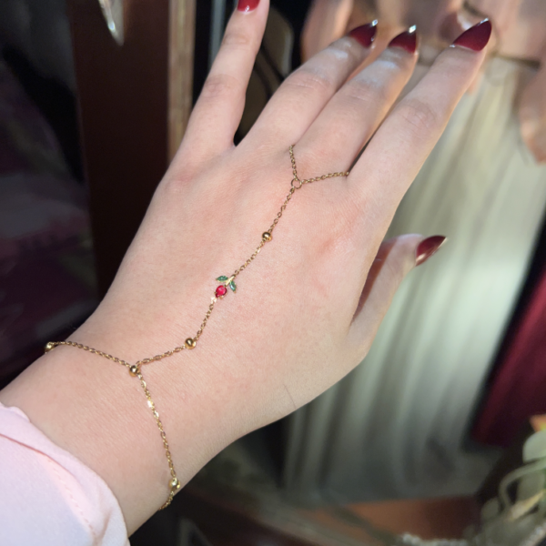 Single Tiny Tulip Handchain