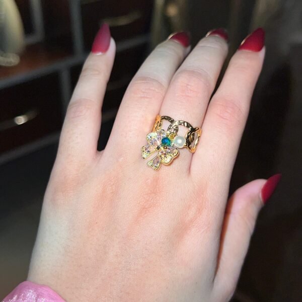 Vintage Ring 18kt Gold Plated  Adjustable