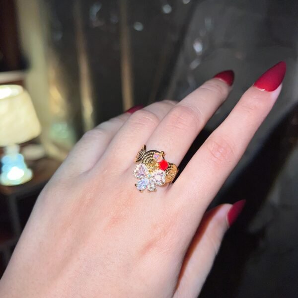 Vintage Ancient Ring 18kt Gold Plated