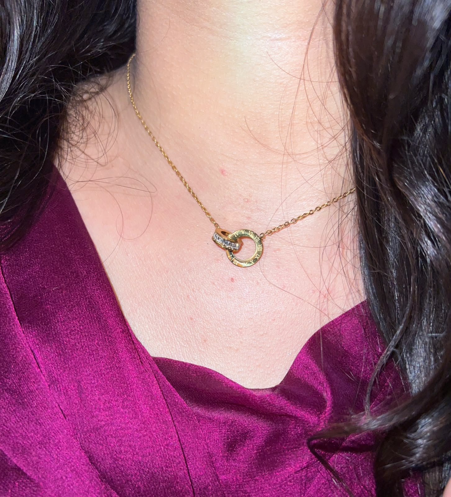 Anti Ternish Roman Number neckchain