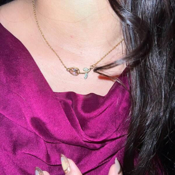 Floral Anti Ternish Neckpiece