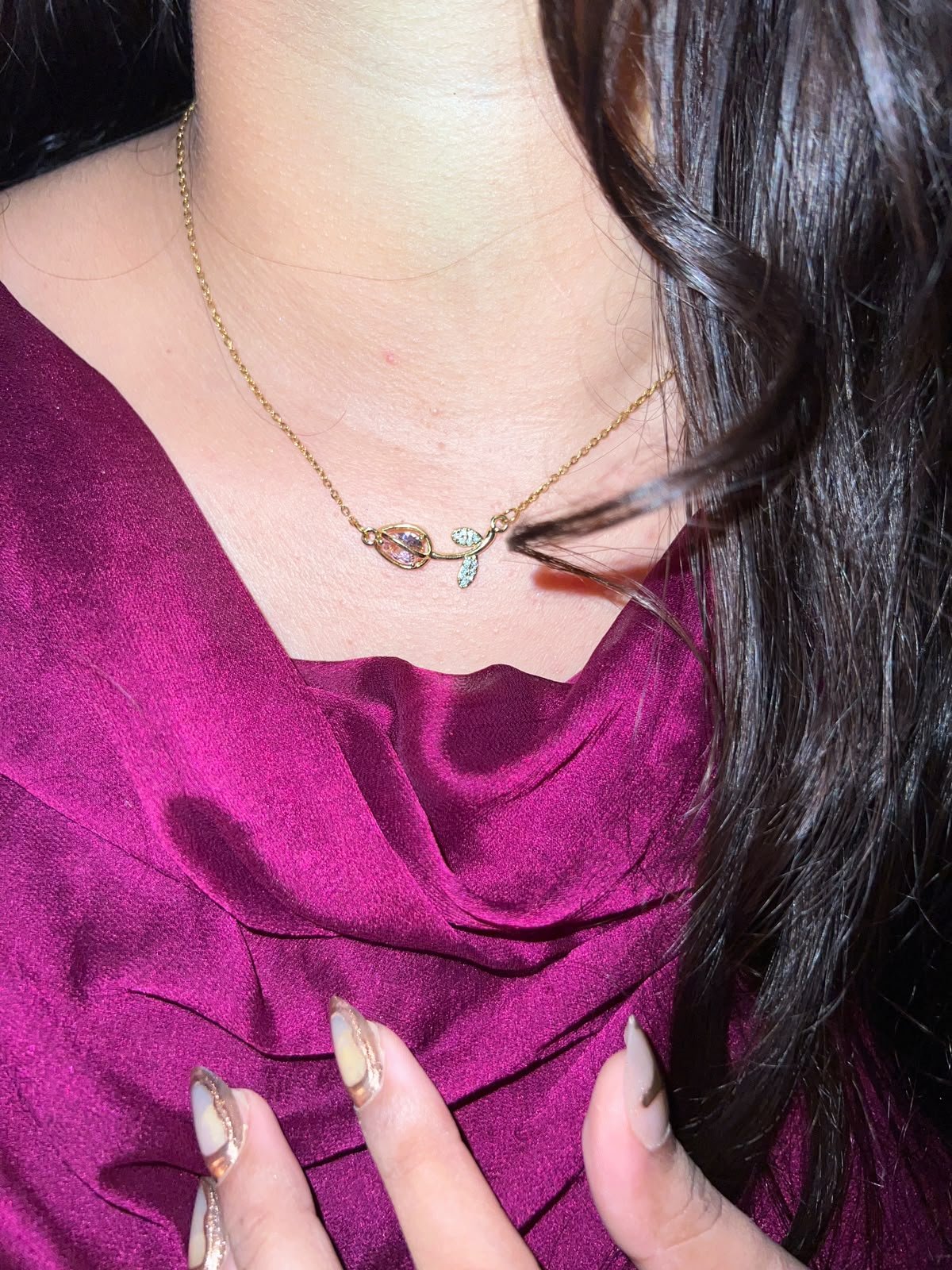 Floral Anti Ternish Neckpiece
