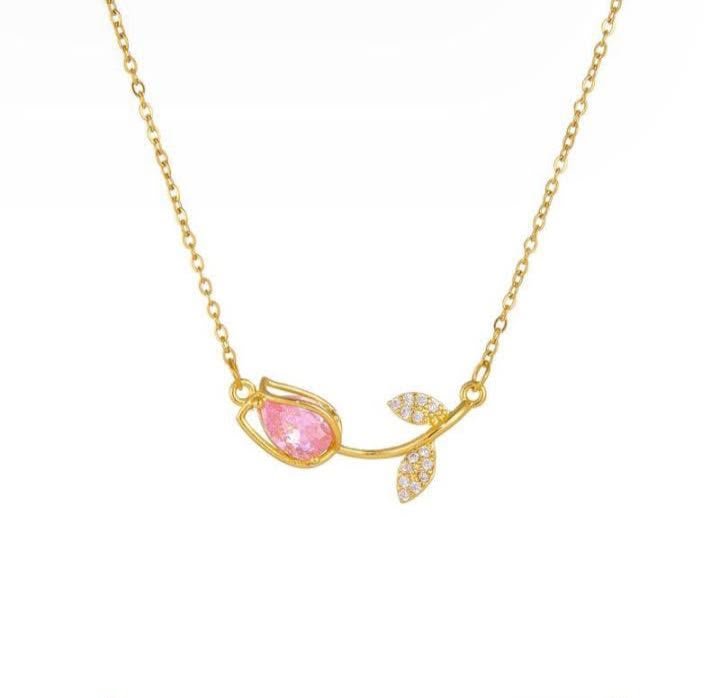 Floral Anti Ternish Neckpiece - Image 2
