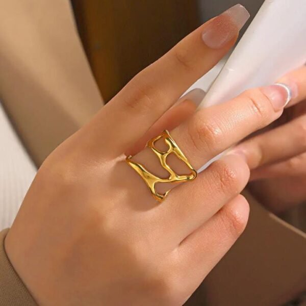 STATEMENT RING ANTI TERNISH