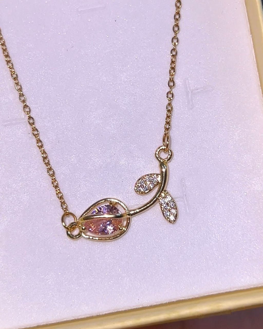 MINIMAL TULIP NECKPIECE , WITH GIFT BOX - Image 3