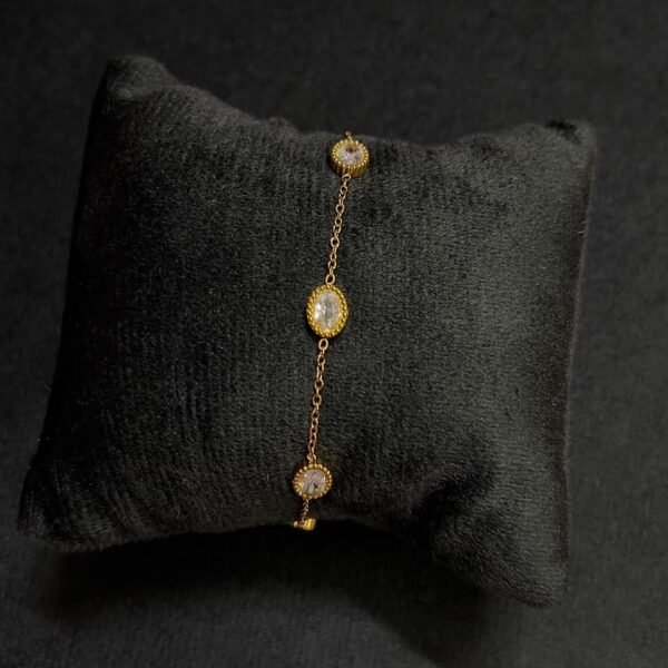 Minimal 18k gold plated , Anti ternish chain bracelet