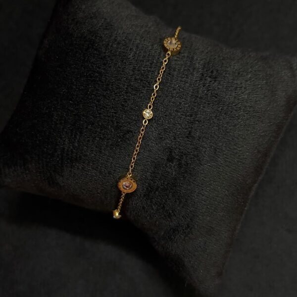 Minimal 18k gold plated , Anti ternish chain bracelet